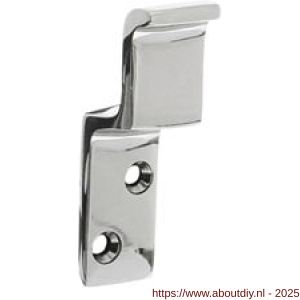 Intersteel 3700 sluitplaat met haak voor WC-overslag Vrij-Bezet chroom - A26009086 - afbeelding 1