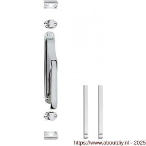 Intersteel Living 5620 set pomp-espagnolet inclusief stangenset 2x 1250 mm verchroomd - A26009343 - afbeelding 1