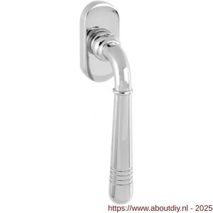 Intersteel Living 6170 raamkruk Helena op ovaal rozet chroom - A26005034 - afbeelding 1