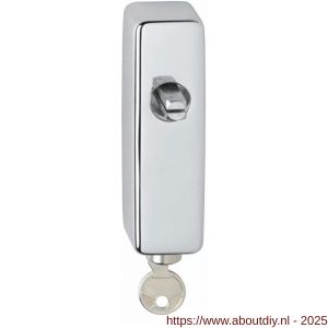 Intersteel 6616 slotconstructie rechthoekig voor afsluitbare raamkruk chroom - A26003790 - afbeelding 1