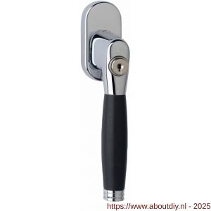 Intersteel Living 6616 raamkruk Ton 222 afsluitbaar op ovaal rozet chroom - A26003784 - afbeelding 1