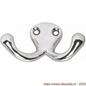 Intersteel Living 6926 jashaak scheepsmodel dubbele haak chroom - A26007779 - afbeelding 1