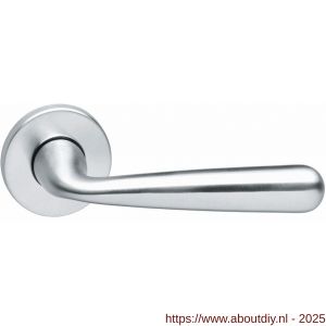 Intersteel Living 0197 deurkruk Yvonne op rozet verdekt diameter 49x7 mm chroom mat - A26000407 - afbeelding 1