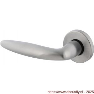 Intersteel 0199 deurkruk gatdeel links Sigaar op rozet verdekt diameter 49x7 mm chroom mat - A26000413 - afbeelding 1