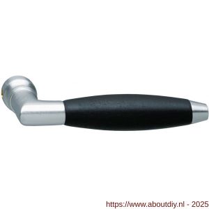 Intersteel 0371 deurkruk gatdeel Marloes chroom mat-ebbenhout - A26001145 - afbeelding 1