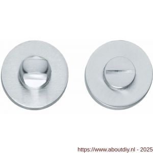 Intersteel 3156 WC-sluiting verdekt diameter 50x8 mm met stift 8x8 mm chroom mat - A26002656 - afbeelding 1