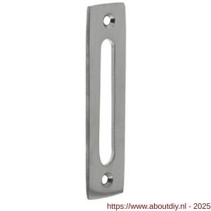 Intersteel 3700 sluitplaat vlak voor WC-overslag Vrij-Bezet chroom mat - A26010222 - afbeelding 1