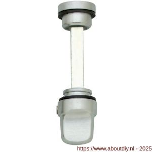 Intersteel 3706 WC-olive los 8 mm verlengd chroom mat - A26005060 - afbeelding 1