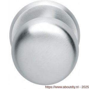 Intersteel Living 3930 voordeurknop zwaar diameter 70 mm op achterplaat diameter 75 mm chroom mat - A26007410 - afbeelding 1