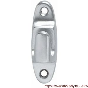 Intersteel 5615 sluithaak voor raamsluiting Dudok chroom mat - A26003654 - afbeelding 1