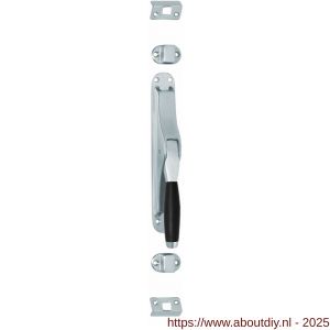 Intersteel 5620 pomp-espagnolet Ton 400 chroom mat-ebbenhout - A26007252 - afbeelding 1
