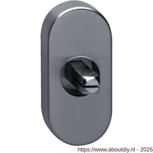 Intersteel 6050 basisplaat voor raamkruk hals diameter 18 mm chroom mat - A26003771 - afbeelding 1