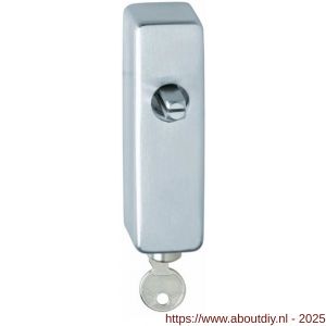 Intersteel 6616 slotconstructie voor afsluitbare raamkruk chroom mat - A26003791 - afbeelding 1