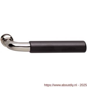 Intersteel 0217 deurkruk gatdeel Palma nikkel-zwart - A26001200 - afbeelding 1