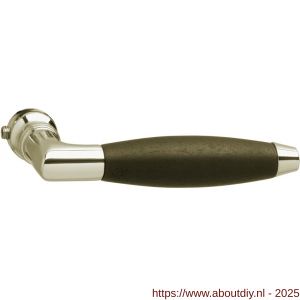 Intersteel 0371 deurkruk gatdeel Marloes nikkel-ebbenhout - A26001221 - afbeelding 1