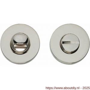 Intersteel Living 3156 WC-sluiting verdekt diameter 50x8 mm met stift 8x8 mm nikkel - A26002692 - afbeelding 1