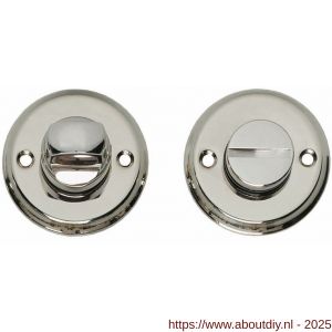 Intersteel 3173 WC-sluiting diameter 50x5 mm met stift 8x8 mm nikkel - A26007632 - afbeelding 1