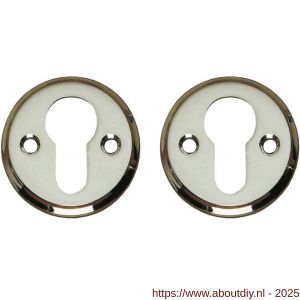 Intersteel Living 3173 cilinderrozetten diameter 50x5 mm nikkel - A26011124 - afbeelding 1