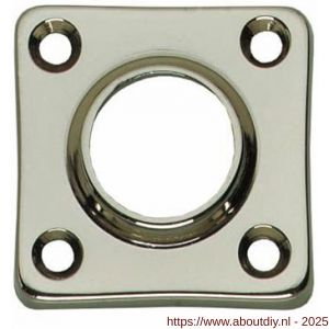 Intersteel 3183 rozetten 38x38x5 mm nikkel - A26007584 - afbeelding 1