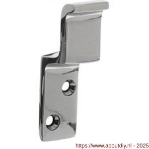 Intersteel 3700 sluitplaat met haak voor WC-overslag Vrij-Bezet nikkel - A26009095 - afbeelding 1
