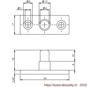 Intersteel 5615 stelpen nikkel - A26003866 - afbeelding 2