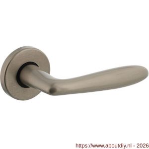 Intersteel 0200 deurkruk gatdeel rechts Phobos op rozet verdekt diameter 49x7 mm nikkel mat - A26000380 - afbeelding 1