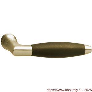 Intersteel 0371 deurkruk gatdeel Marloes nikkel mat-ebbenhout - A26001220 - afbeelding 1
