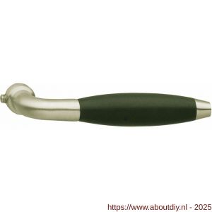 Intersteel 0420 deurkruk gatdeel Antonnet nikkel mat-ebbenhout - A26001238 - afbeelding 1