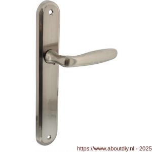 Intersteel 1692 deurkruk gatdeel rechts Bjorn op schild ovaal 242x43 mm blind nikkel mat - A26005106 - afbeelding 1