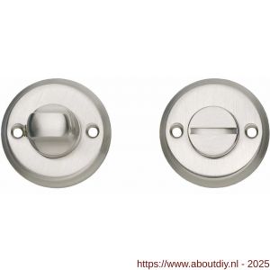 Intersteel 3173 WC-sluiting diameter 50x5 mm met stift 8x8 mm nikkel mat - A26002706 - afbeelding 1