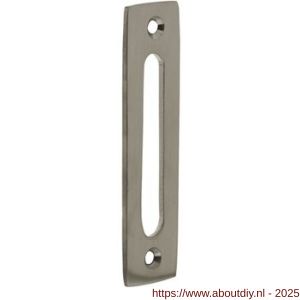 Intersteel 3700 sluitplaat vlak voor WC-overslag Vrij-Bezet nikkel mat - A26005183 - afbeelding 1