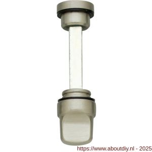 Intersteel 3706 WC-olive los 8 mm verlengd nikkel mat - A26005189 - afbeelding 1