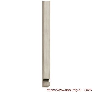 Intersteel 5620 stangenset voor pomp-espagnolet nikkel mat - A26000118 - afbeelding 1