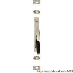 Intersteel 5620 pomp-espagnolet Ton 222 nikkel mat-ebbenhout - A26000093 - afbeelding 1