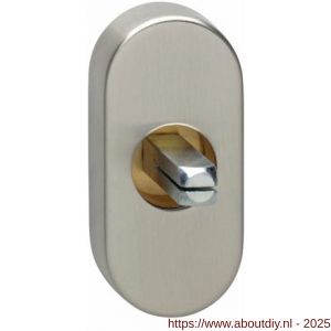 Intersteel 6050 basisplaat voor raamkruk hals diameter 18 mm nikkel mat - A26003777 - afbeelding 1