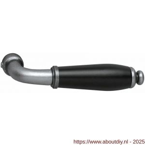 Intersteel 0206 deurkruk Courgette oud grijs-zwart - A26007439 - afbeelding 1