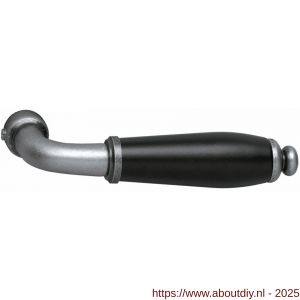 Intersteel 0206 deurkruk gatdeel Courgette oud grijs-zwart - A26001274 - afbeelding 1