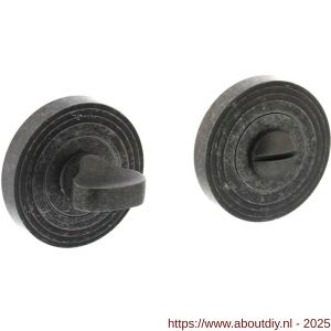 Intersteel Living 3178 WC-sluiting verdekt met rillen diameter 55x10 mm en nokken met stift 8x8 mm oud grijs - A26008156 - afbeelding 1