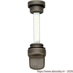 Intersteel 3706 WC-olive los 8 mm verlengd oud grijs - A26005205 - afbeelding 1