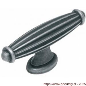 Intersteel Living 8479 meubelknop gerild grijs - A26004137 - afbeelding 1