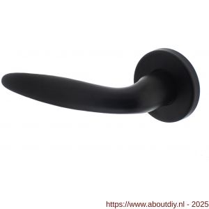Intersteel 0199 deurkruk gatdeel links Sigaar op rozet verdekt diameter 49x7 mm zwart - A26001258 - afbeelding 1