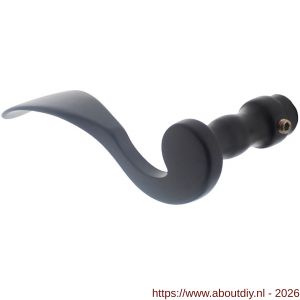Intersteel 0292 deurkruk gatdeel links Lepel zwart - A26001344 - afbeelding 1