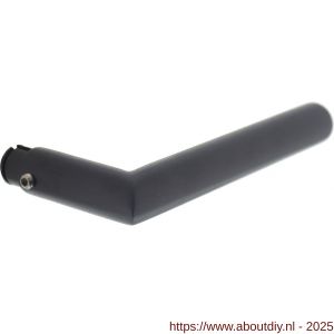 Intersteel 0583 deurkruk gatdeel Jura structuur zwart - A26007015 - afbeelding 1