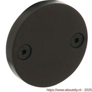 Intersteel 3175 afdekrozet diameter 55x8 mm PVD zwart - A26011334 - afbeelding 1