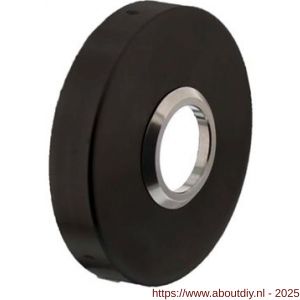 Intersteel 3410 rozetten verdekt diameter 53x10 mm structuur zwart - A26008274 - afbeelding 1