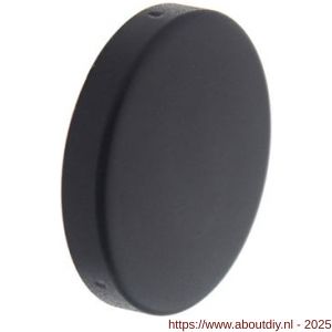 Intersteel Living 3410 afdekrozet verdekt diameter 53x9 mm structuur zwart - A26008277 - afbeelding 1