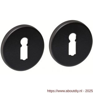 Intersteel Living 3410 sleutelrozetten verdekt diameter 53x9 mm structuur zwart - A26011075 - afbeelding 1