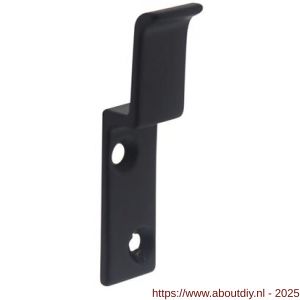 Intersteel 3700 sluitplaat met haak voor WC-overslag Vrij-Bezet zwart - A26005209 - afbeelding 1