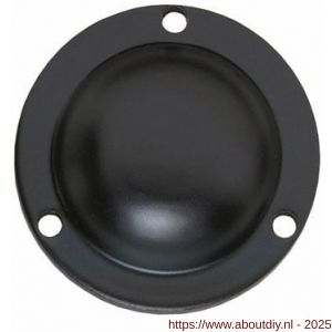 Intersteel Living 3975 afdekplaatje voor bout voordeurknop zwart - A26007547 - afbeelding 1