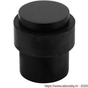 Intersteel Living 4420 deurstop diameter 30x40 mm vloermontage zwart - A26009196 - afbeelding 1